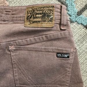 VOLCOM unisex sz 32 pink denim